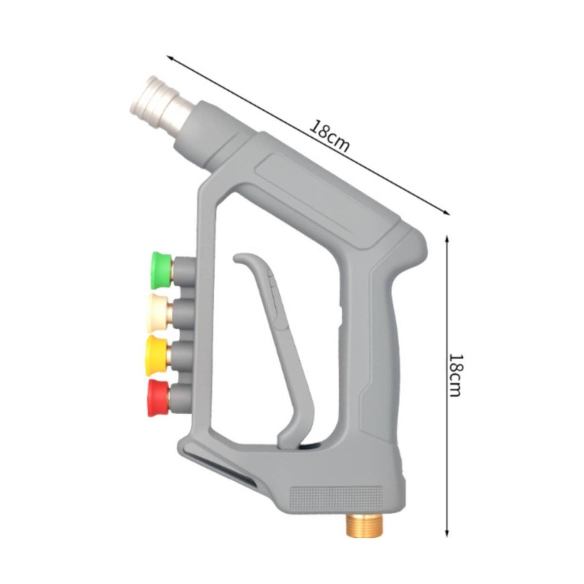 Quick Connect Nozzles Car Wash Water Heavy Duty High Pressure Washer Multi-Purpose for Homeowners, DIY Enthusiasts, Garden Watering