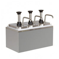 Sauce Pump Press-to-Dispense Stainless Steel Sauce Pump Accurate Dispensing