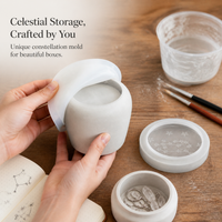 Constellation Pudding Cup Resin Mold for DIY Storage Box Candle Holder Plaster Cement