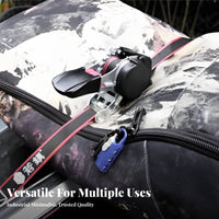 High-Strength Strap Retractable Ratchet Strap Tangle Tangle-Resistant Ratchet Cargo Strap with Hooks Ergonomic Handle for Vehicle, Trailers
