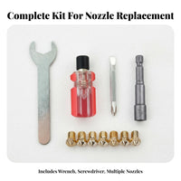 10 Pieces Easy Installation 3D Printer V6 Nozzle Replacement Set Long-Lasting 3D Printer Nozzle Tool Kit Multi-Purpose Tools