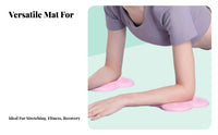 Exercise Elbow Pad Thickened Cushioning Joint Protection Pad Stretching Knee Pad Anti-Slip Texture Wrist Support Pad for Gym