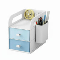 Space Saving Multi-Compartment Desk organizer adaptable Storage Multi-Compartment Supply organizer Large Capacity Desktop Organizer Tidy Workspace for Students, Professionals, Workstation, Study Room