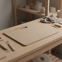 Handled Clay Board Built-in Handle Portable Clay Wedging Board 9 Mm Thick Art Supply for Potters