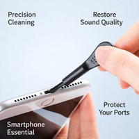 Electronic Cleaning Kit for Computer Keyboards, Keyboard and Phone Cleaning Set with Dust Removal Kit