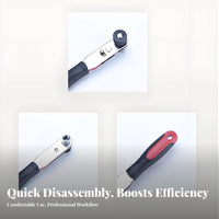 Multi-Functional Mini Ratchet Wrench Compact Design Quick Release Ratchet Reversible for Mechanics, DIY Enthusiasts, Car Repair, Workshop