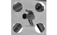 Umbrella Handle with Mounting Bar Easy to Install Umbrella Fixed Handle Hardware Heavy-Duty Long-Lasting for DIYers