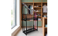 Freestanding Golf Club Rack Metal Golf Club Organizer Indoor Sturdy for Golfers, Garage, Home
