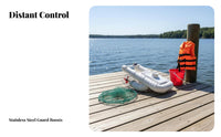 distant Control Boat mesh Pulling Capability dual-propellerPropeller Boat High-Speed Performance Fishing Tool for Anglers, Adults, Lakes, Ponds, Rivers