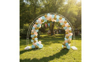 Balloon Arch Stand Kit Double-Layer Balloon Arch Frame Kit Sturdy Decorations for Weddings, Birthday Parties