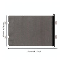 Roll-up Retractable Pet Gate Wall-Mounted Mesh Pet Gate Space-Saving Safe for Apartments