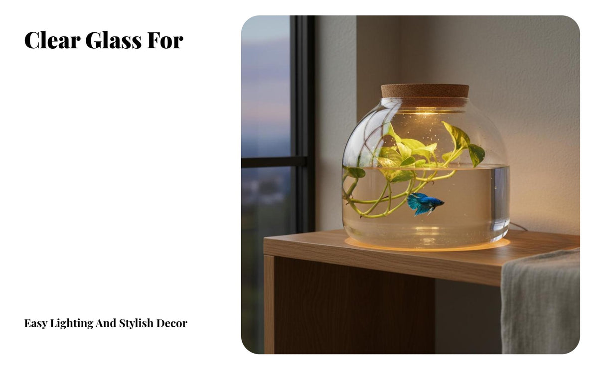 Desktop Self-Sustaining Environment Bottle Multipurpose Micro Landscape Bottle Compact Size Terrarium for Hobbyists, Students, Tabletop, Living Room