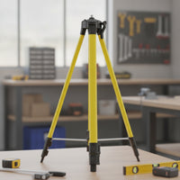 Tripod with Mounting Screw Foldable Aluminum Tripod Support Collapsible Lightweight for Carpenters, Leveling, Construction Sites
