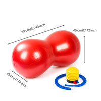 Inflatable Peanut Ball with Pump Sensory Peanut Ball for Children, Balance Practice