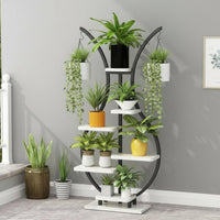 Space-Saving Multi-Tier Flower Rack Sturdy & Stable Plant Stand High Load-Bearing Display Shelf Easy to Assemble for Gardeners, Apartment Dwellers, Homeowners, Balcony, Living Room, Indoor, Bedroom