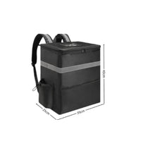 Food Delivery Backpack Sturdy Insulated Food Delivery Backpack Pizza Takeout Bag Hands-Unrestricted Water Resistant for Couriers