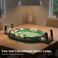 Mini Foosball Table Parent-Child Bonding Desktop Foosball Board Game 2 Player Foosball Table Fast Paced Fun for Family, Party