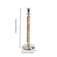Candlestick Holder Tall Taper Candle Holder Lustrous Candlesticks for Wedding Centerpiece
