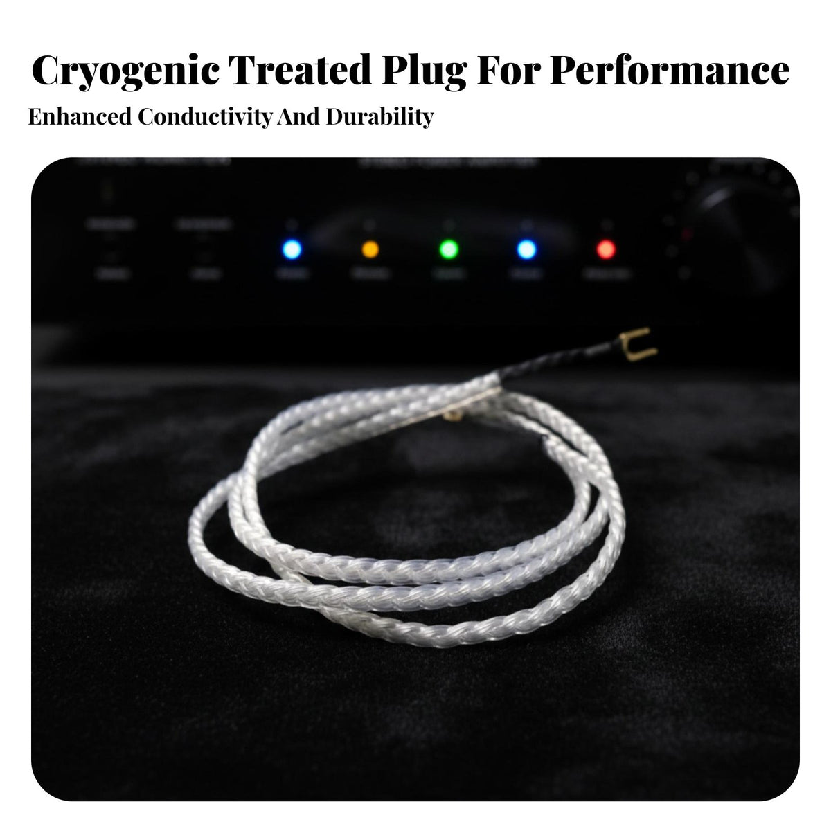 LP Phono Ground Wire Hum Eliminating Turntable Ground Wire Gold Record Player Grounding Cord for High-Fidelity Audio Enthusiasts, Vinyl Collectors