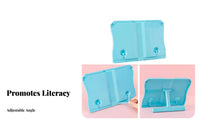 Multi-Functional Adjustable Book Stand stable leaf holders Foldable perusing Easel Portable School Supply Non-Slip Base for Office Workers, Musicians, Classroom, Study Room, Library, Bedroom