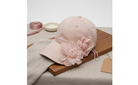 Fashionable Pink Floral Baseball Cap Soft and Lightweight Headwear for Women, Outdoor