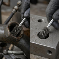 Internal Thread Deburring Brush Set for Cleaning and Polishing Pipes