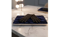 Rhinestone Gloves Sparkling Gloves with Rhinestones Costume Accessory Lightweight Elastic for Performers, Stage Performances