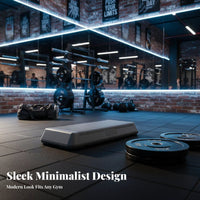 Non-Slip Surface Aerobic Step Platform Long-Lasting Material Workout Step Board Heavy Duty Adjustable Height Stepper High Weight Capacity for Home Gym