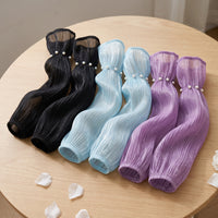 Summer Outdoor Driving Cycling Plus Size Sun Protection Ice Sleeves Loose Fit Ice Silk Arm Covers