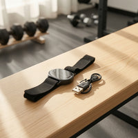 Rechargeable Heart Rate Armband Adjustable Arm Band Heart Rate Monitor Accurate Armband with Sensor Real-Time for Athletes