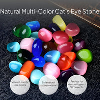 Cat Eye Stone Candy Color Mix Pebble Irregular Decor