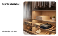 With Lid Compartgentlemented Underwear Box compartgentlement Design Foldable Divider Set Space-Saving Drawer Organizer foldable for Adults, Students, Parents, Bedroom, wardrobe organizer, for journeys
