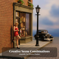 Miniature Photo Studio Lamp Realistic Intricacy 1:64 Scale Miniature Scene Accessory 1:64 Scale Miniature Scene Prop Highly