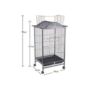 Large Parrot Aviary Enclosure Heavy Duty Pet Housing Slide-out Tray for Indoor