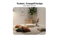 New Chinese Design Rectangular Tatami Tea Table Carbonized Finish Floor Seating Furniture Solid Wood Construction Low Desk Space-Saving for Minimalists, Apartment Dwellers, Living Room, Bay Window, Small Areas, Bedroom