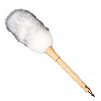 Will Not Scratch Surfaces Wool Duster Attracts Dust Like a Attracts Dust Powerfully Lambswool Duster Leather Hang Strap Instrument Cleaning Brush Easy Storage for Musicians, Music Room, Recording Studio