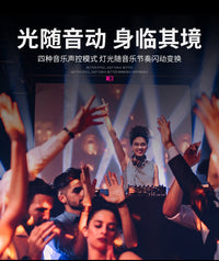氛围灯车内改装七彩led网红免接线usb车载点烟器汽饰脚底声控节奏