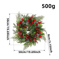 Christmas Wreath Reusable Christmas Door Wreath Look for Fireplace Mantel