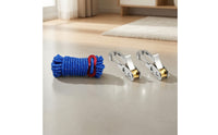 8 Pieces Rope Tensioner Rustproof Rope Adjuster Clip Heavy Duty Tightening Tool for Hikers, Camping, Outdoor, Cargo Securing
