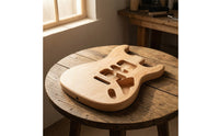 Guitar Body with Pre-Cut Cavities Ready to Finish Guitar Body Blank Customizable for Luthiers