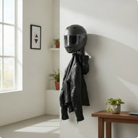 Helmet Holder Wall Mount Heavy-Duty Helmet Holder with Easy to Mount to Install Gear Organizer for Motorcyclists
