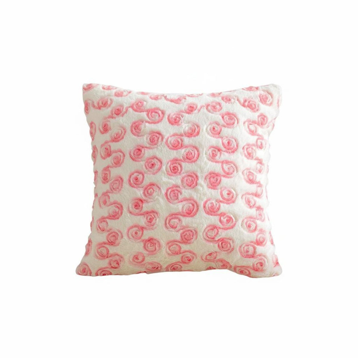 Ribbon Embroidery Pillow Cover Nordic Inspired Design
