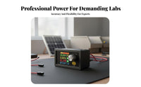 HD Color Screen DC-DC Buck-Increase Converter Stable Output Step up down Power Module High Conversion Performance Adjustable Power Supply Module Multiple Protections for Electronics Hobbyists, DIY Enthusiasts, Students, LED Driving, Circuit Testing