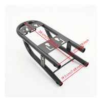 Electric Bike Rear Rack Iron Cycle Cargo Carrier Heavy Duty for Commuters