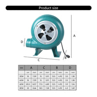 Adjustable Speed Electric BBQ Blower Energy Saving Portable Fire Starter Fan 12V Centrifugal Blower for Barbecue, Outdoor, Camping