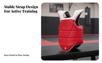 Fighting Protector Set Shock Absorbing Taekwondo Shielded Equipment Kit Thickened Padding Taekwondo Sparring Gear Set for Adults, Competition