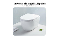 2-in-1 Toilet Seat gentle-close 2-in-1 toilet training Seat Easy Installation Bathroom Fixture for Families, young children, Home