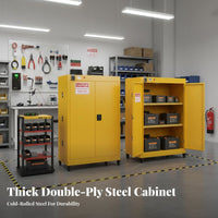 Battery Charging Cabinet Automatic Fire Extinguishing Detonation-Resistant Battery Cabinet Heat & Smoke Sensing Alarm Fire Resistant Locker