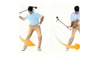 Textured Grip Golf Swing Speed Practice Aid Compact Weighted Golf Club Practice Aid Portable Sporting Equipment Long-Lasting for Golfers