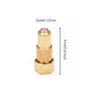 Rust and High Pressure Spray Nozzle Easy Installation High-Pressure Atomizing Nozzle for Farmers, Farming